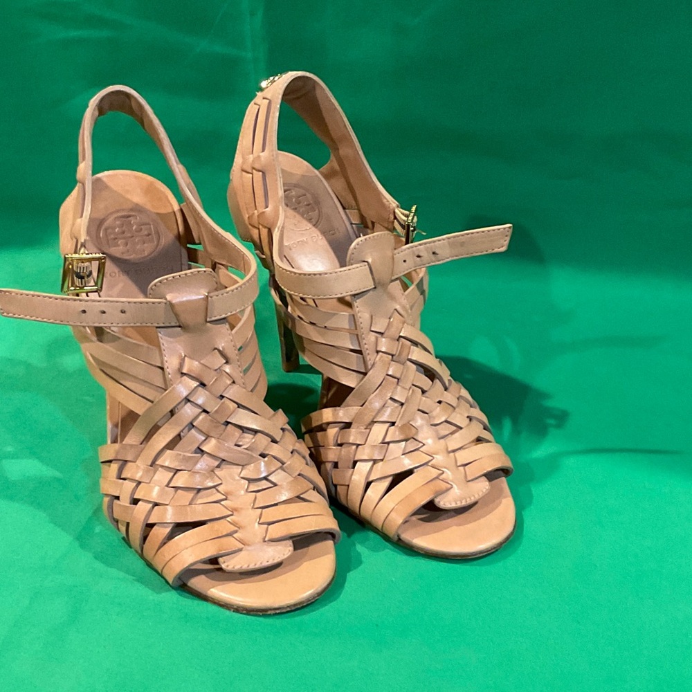 Tory Burch Women's Tan Woven Sandals